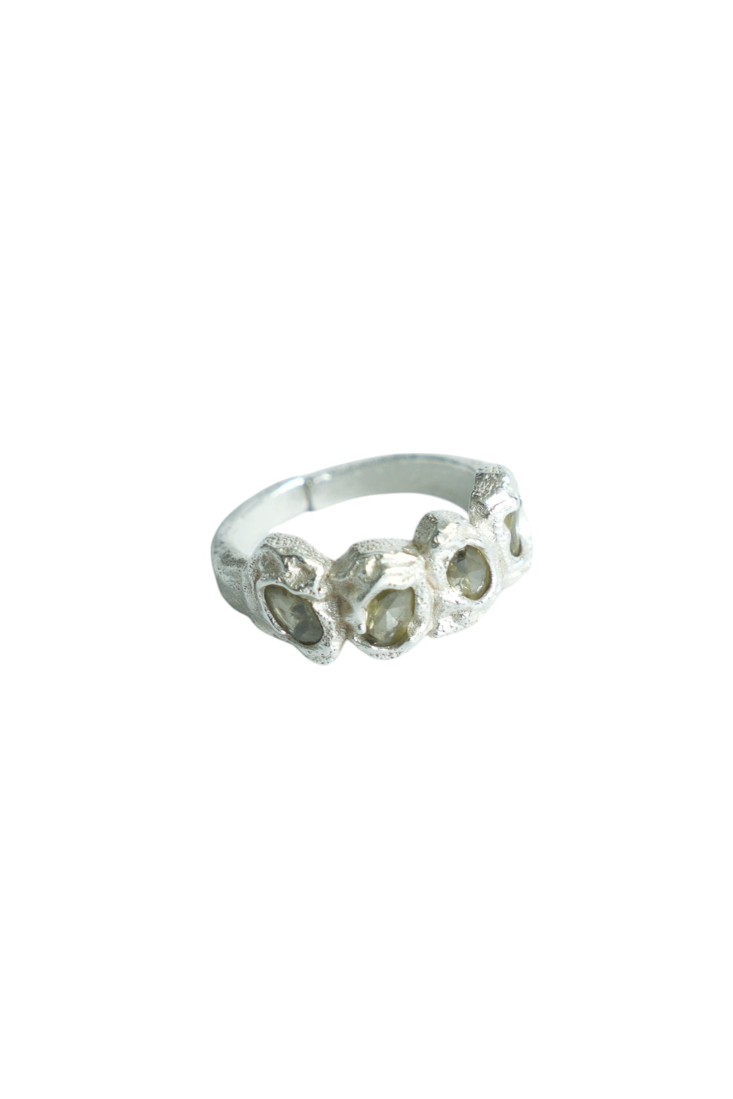 Poppy Silver Ring