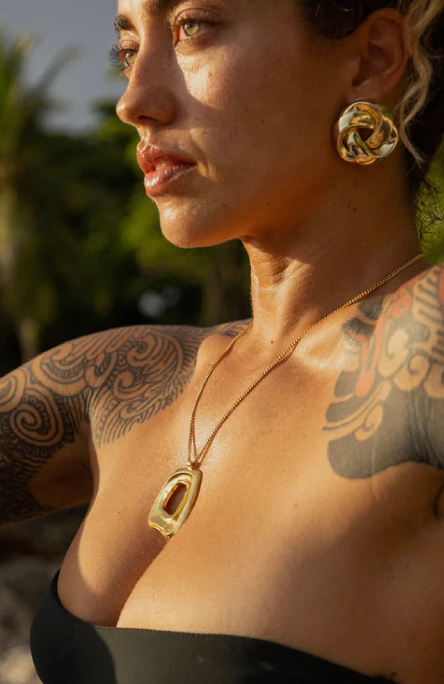 Gold Hailey Earrings