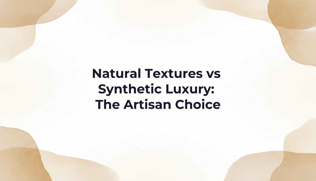 Natural Textures vs Synthetic Luxury: The Artisan Choice