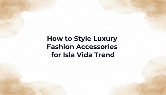 How to Style Luxury Fashion Accessories for Isla Vida Trend
