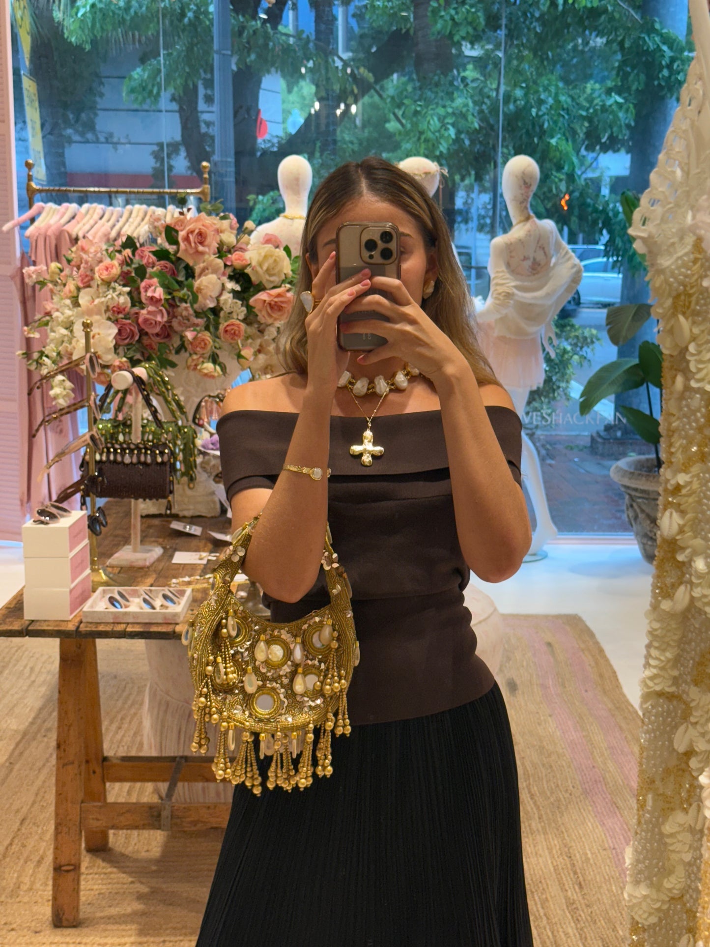 Gold Formentera Bag