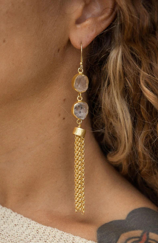 La concha earrings
