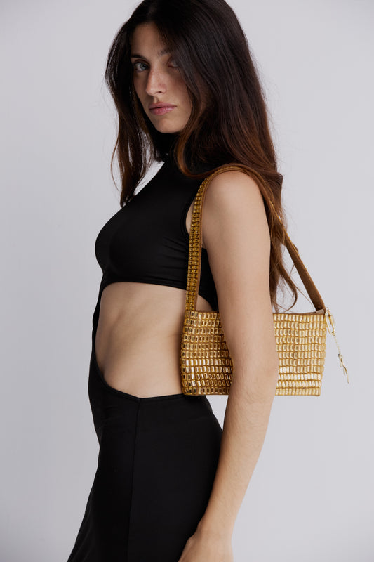 Gold Ibiza Bag