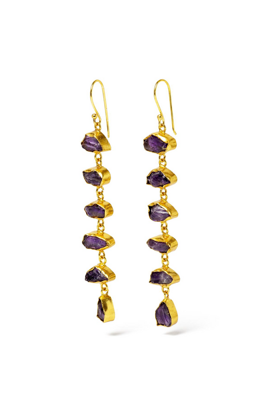 Purple Tamariu Earrings