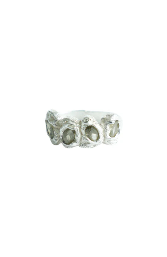 Poppy Silver Ring